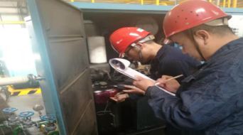 兩會 期間臨汾市特檢所在山西焦化甲醇廠停車檢修開展壓力容器定期檢驗